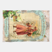 Victoriaans feestdag theedoek (Horizontaal)