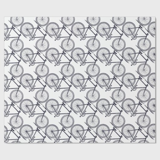 /Victoriaans fiets Cadeaupapier (Vlak)