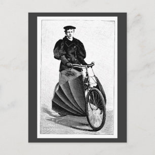  Victoriaans fietsensport voor fietsen Briefkaart