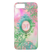 Victoriaans filigraan opaal edelsteen blauwgroen r Case-Mate iPhone case (Achterkant)