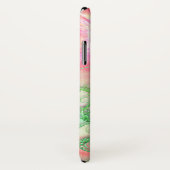 Victoriaans filigree opal gem roze blauwgroen Case-Mate iPhone case (Achterkant / rechts)