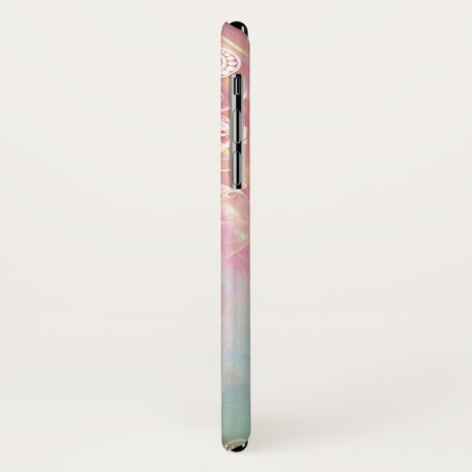 Victoriaans filigree opalescent Case-Mate iPhone case (Achterkant/links)