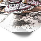 VICTORIAANS FIRESIDEVOORZITTER FOTO AFDRUK (Hoek)