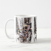 VICTORIAANS FIRESIDEVOORZITTER KOFFIEMOK (Links)