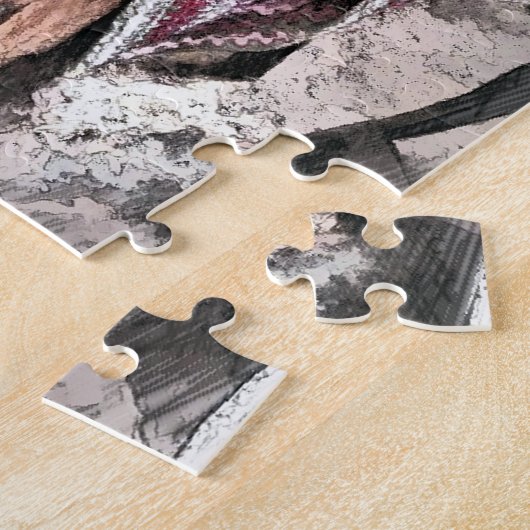 VICTORIAANS FIRESIDEVOORZITTER LEGPUZZEL (Zijkant)