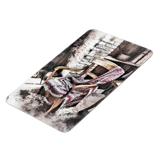 VICTORIAANS FIRESIDEVOORZITTER MAGNEET (Linkerzijde)