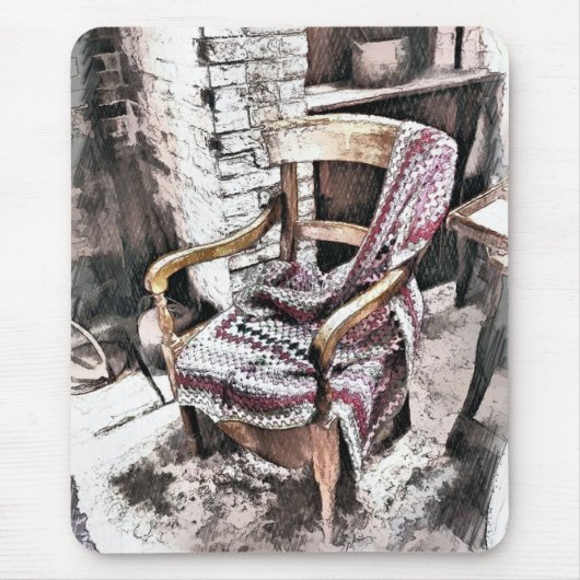 VICTORIAANS FIRESIDEVOORZITTER MUISMAT (Voorkant)