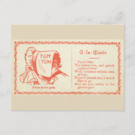 Victoriaans flirtkaart briefkaart