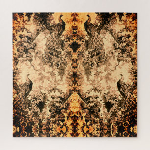 Victoriaans floraal elegant patroon  legpuzzel