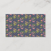 Victoriaans Floral Alle beroepen Visitekaartje (Achterkant)