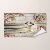 Victoriaans Floral Bathroom Towel sets Bad Handdoek (Handdoek)