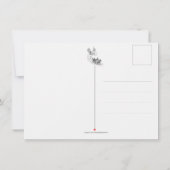 Victoriaans Floral Birthday Greetings Briefkaart (Achterkant)