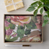 Victoriaans Floral Ephemera Rozen Tissuepapier (Geschenk)