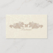 Victoriaans Floral Lace Design Plaatskaartje (Achterkant)