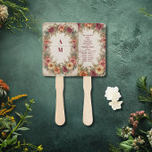 Victoriaans  Floral Lijst bruiloft Handwaaier
