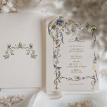 Victoriaans Floral Ornamenten Wedding Folie Uitnodiging<br><div class="desc">Folie Victoriaans bruiloftsuitnodigingen in een floraal, romantisch en grillig ontwerp. Victoriaans bloeiwijzen vullen klassieke art deco lettertypen aan. Voer uw aangepaste gegevens in en u bent klaar. Als u het ontwerp verder wilt wijzigen, klikt u op de blauwe knop "Aanpassen". Heel erg bedankt voor het overwegen van mijn ontwerp voor...</div>