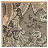  Victoriaans Floral Panel Fabric Stof (Swatch)