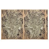  Victoriaans Floral Panel Fabric Stof (Fat Quarter)