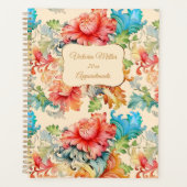 Victoriaans  Floral Patroon Planner (Voorkant)
