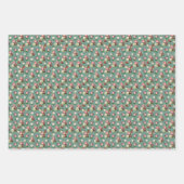Victoriaans Floral Pattern Chic Inpakpapier Vel (Voorkant 3)