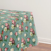 Victoriaans Floral Pattern Elegant Chic Tafelkleed (Voorbeeld)