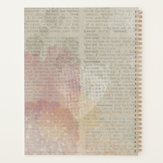 Victoriaans Floral Planner (Achterkant)