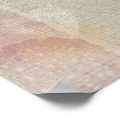 Victoriaans Floral Poster (Hoek)