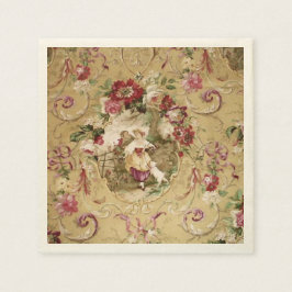 Victoriaans Floral Wallpaper Servet