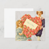 Victoriaans Floral Wedding Print (Voorkant / Achterkant)