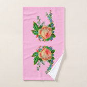Victoriaans florale afdruk bad handdoek (Handdoek)