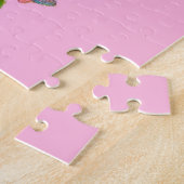 Victoriaans florale afdruk legpuzzel (Zijkant)