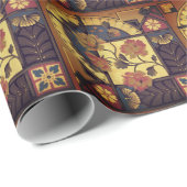 Victoriaans florale kunst  elegant cadeaupapier (Rol Hoek)