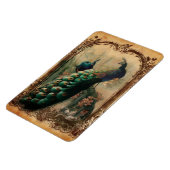 Victoriaans  florale parisiaanse pauw magneet (Linkerzijde)