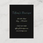  Victoriaans florretro paris vrouw Visitekaartje (Achterkant)