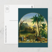 Victoriaans Folk Art, Noah's Ark van Hidley Briefkaart (Voorkant / Achterkant)