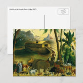 Victoriaans Folk Art, Noah's Ark van Hidley Briefkaart (Voorkant / Achterkant)