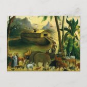  Victoriaans Folk Art, Noah's Ark van Hidley Briefkaart (Voorkant)