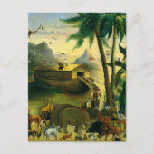  Victoriaans Folk Art, Noah's Ark van Hidley Briefkaart (Voorkant)