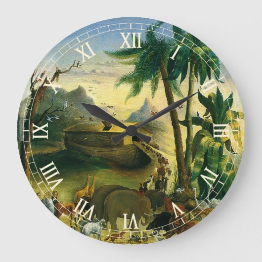  Victoriaans Folk Art, Noah's Ark van Hidley Grote Klok (Voorkant)