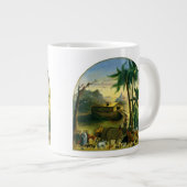  Victoriaans Folk Art, Noah's Ark van Hidley Grote Koffiekop (Voorkant rechts)