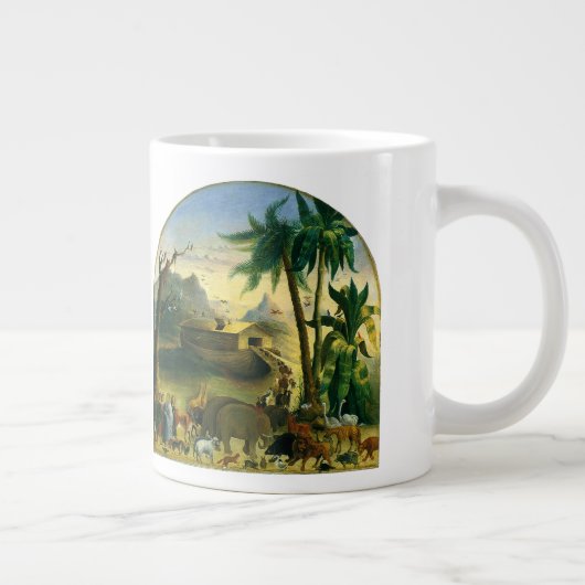  Victoriaans Folk Art, Noah's Ark van Hidley Grote Koffiekop (Rechts)