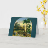  Victoriaans Folk Art, Noah's Ark van Hidley Kaart (Gele Bloem)