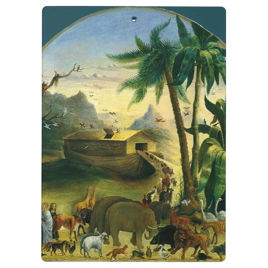  Victoriaans Folk Art, Noah's Ark van Hidley Klembord (Achterkant)