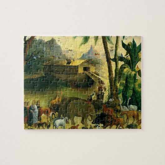 Victoriaans Folk Art, Noah's Ark van Hidley Legpuzzel (Horizontaal)