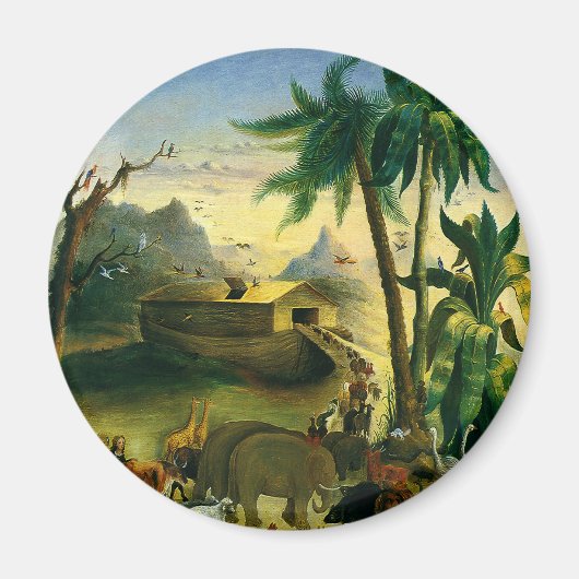 Victoriaans Folk Art, Noah's Ark van Hidley Magneet (Voorkant)