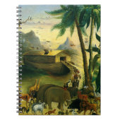  Victoriaans Folk Art, Noah's Ark van Hidley Notitieboek (Voorkant)