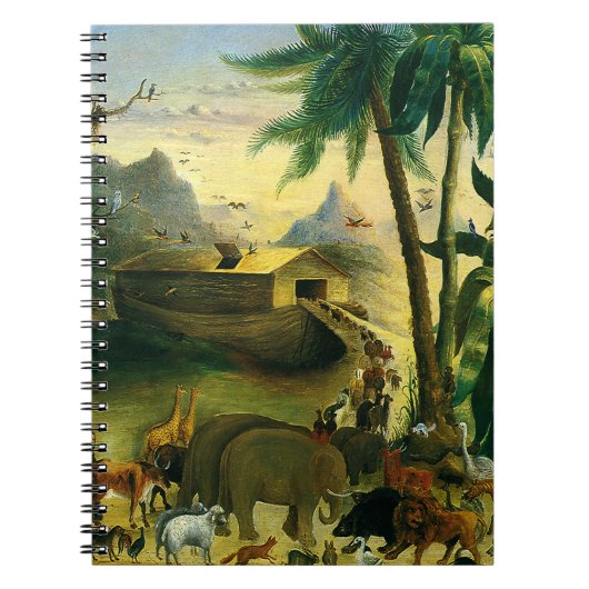 Victoriaans Folk Art, Noah's Ark van Hidley Notitieboek (Voorkant)