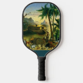  Victoriaans Folk Art, Noah's Ark van Hidley Pickleball Paddle (Voorkant)