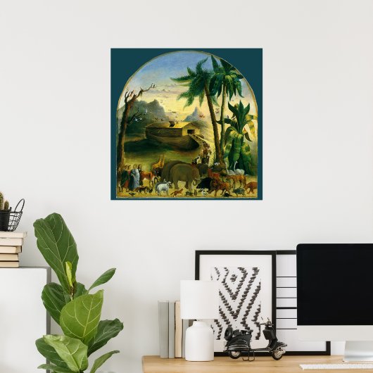  Victoriaans Folk Art, Noah's Ark van Hidley Poster (Thuiskantoor)
