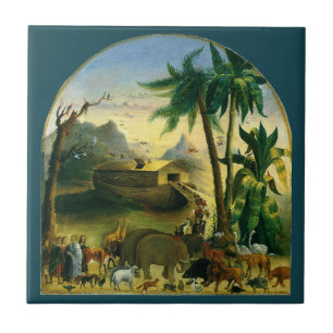  Victoriaans Folk Art, Noah's Ark van Hidley Tegeltje